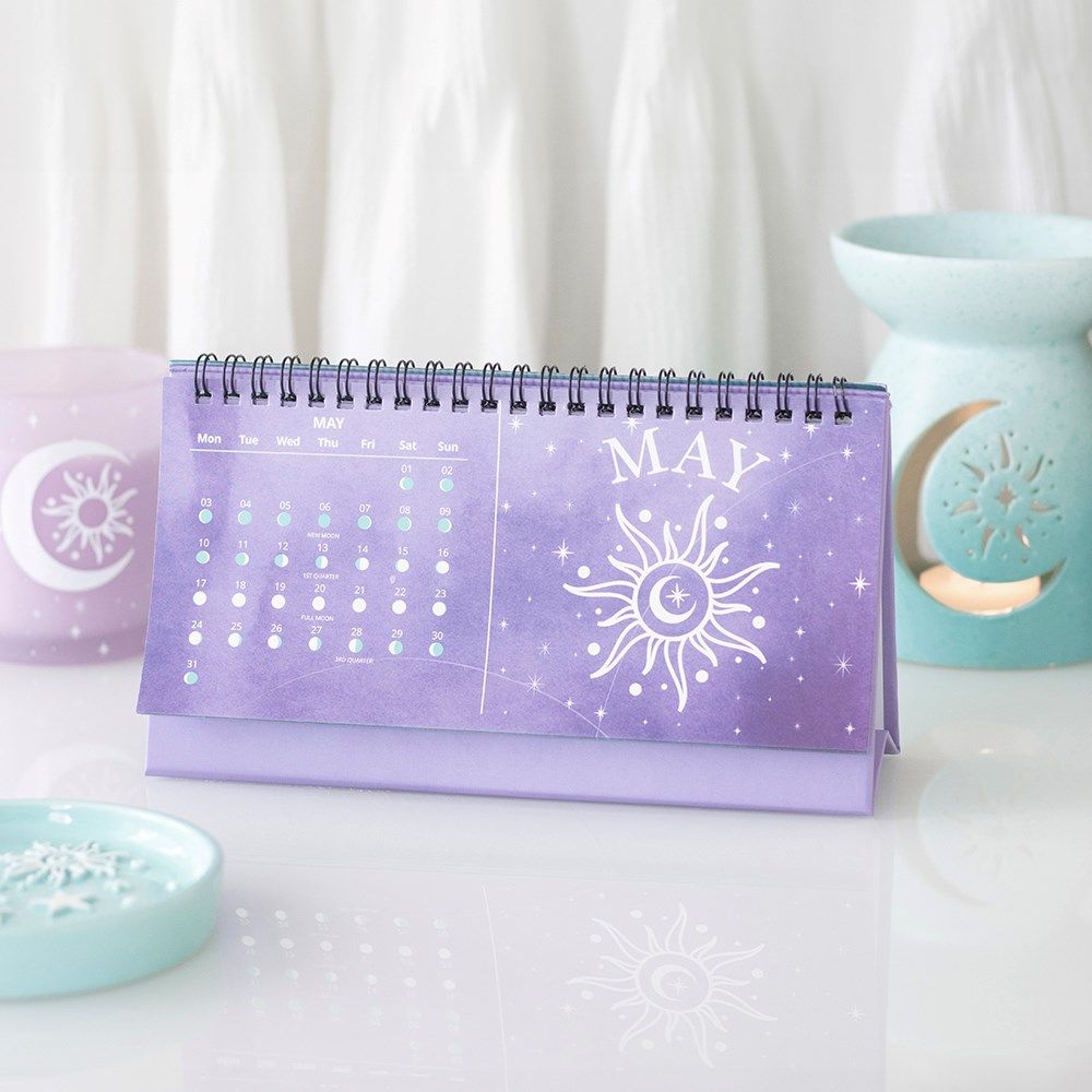 Something Different - Moon Phase Desk calendar - Multicolours